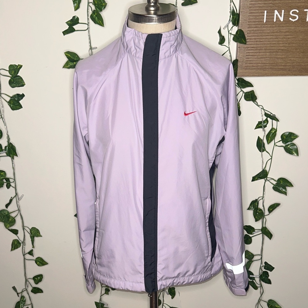 Nike Vintage Y2K Lilac Reflective Windbreaker